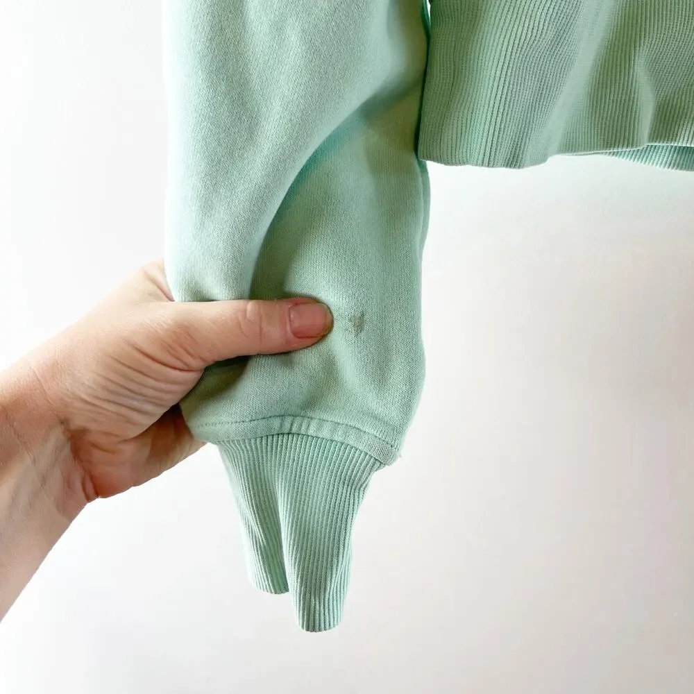 Lululemon Scuba Oversized Half-Zip Hoodie Wild Mint Green XS / S